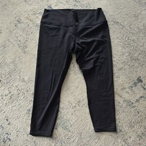 Athleta Transcend Rib 7/8 Tight Black Leggings